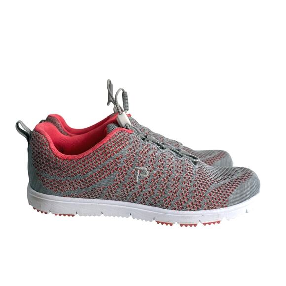 Propet TravelWalker evo coral/grey sneaker 7 NARROW - Picture 13 of 13